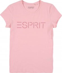 ESPRIT Tričko růžová / tmavě růžová
