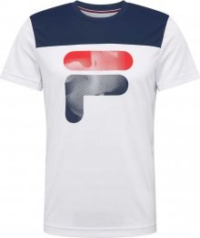 FILA Funkční tričko \'Tim\' bílá / modrá / červená