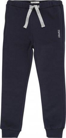 ESPRIT Kalhoty námořnická modř / bílá