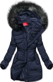 MODOVO Zimní bunda s kapucí tmavěmodrá