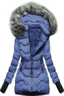 MODOVO Zimní bunda s kapucí modrá