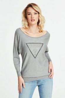 Guess šedý svetr Jewel Sweater