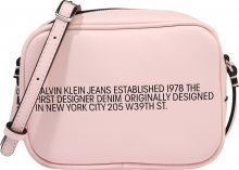 Calvin Klein Jeans Taška přes rameno pastelově růžová / černá