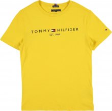 TOMMY HILFIGER Tričko žlutá / noční modrá