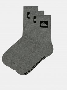 Sada tří párů šedých ponožek Quiksilver