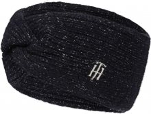 TOMMY HILFIGER Čelenka noční modrá / béžová / stříbrná