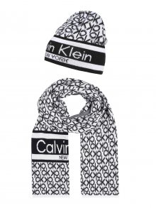 Calvin Klein Čepice černá / bílá