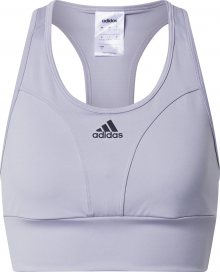 ADIDAS PERFORMANCE Sportovní podprsenka šedá / černá