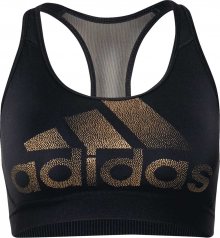 ADIDAS PERFORMANCE Sportovní podprsenka černá / zlatá