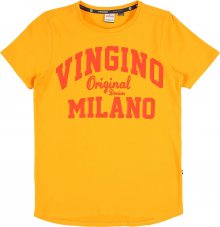 VINGINO Tričko zlatě žlutá / červená