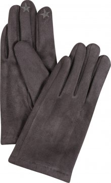 ESPRIT Prstové rukavice šedobéžová