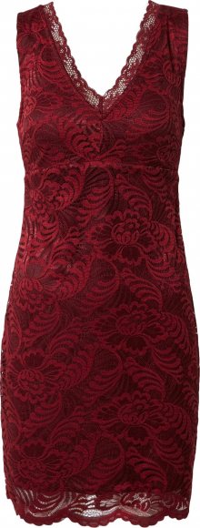 VERO MODA Koktejlové šaty \'Janne\' vínově červená