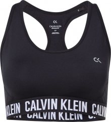 Calvin Klein Performance Sportovní podprsenka bílá / černá