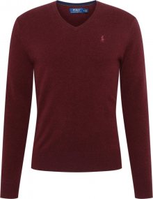 POLO RALPH LAUREN Svetr vínově červená