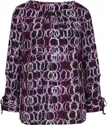 heine Halenka černá / modrá / bílá / fialová