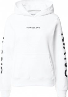 Calvin Klein Jeans Mikina bílá