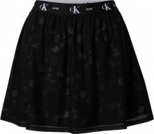 Calvin Klein Jeans Sukně černá / žlutá / bílá