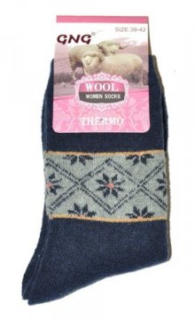 Ulpio GNG 3336 Thermo Wool Dámské ponožky 39-42 černá