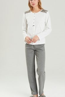 Dámské pyžamo Noidinotte FA6378 S Bílá