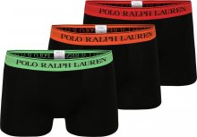 POLO RALPH LAUREN Boxerky \'CLASSIC\' červená / černá / oranžová / zelená