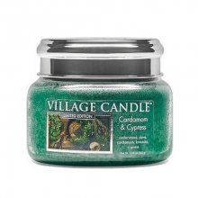 Village Candle Vonná svíčka ve skle Kardamom a cypřiš (Cardamom & Cypress) 262 g