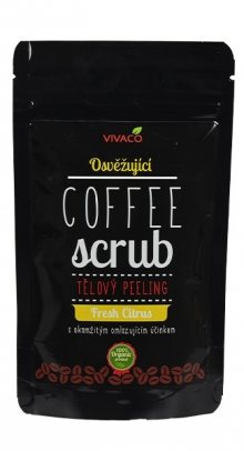 Vivaco Coffee scrub Tělový kávový peeling Citrus 100 g 100 g