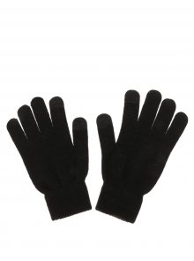 Černé dotykové rukavicePieces New Buddy