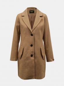 Béžový dámský kabát s příměsí vlny ZOOT Baseline Klara