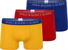 POLO RALPH LAUREN Boxerky modrá / žlutá / červená