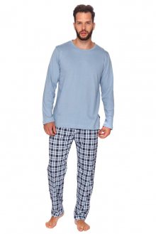 Pánské pyžamo Mark světle modré  M
