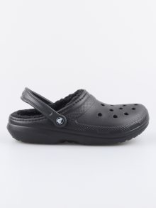 Sandály Crocs Classic Lined Clog - Black/Black Černá