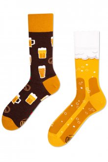 Many Mornings žluté ponožky Craft Beer - 35-38