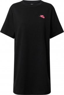 Nike Sportswear Šaty pink / černá