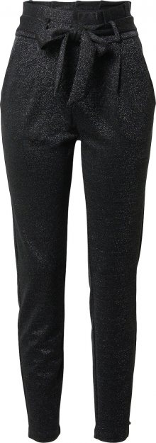 VERO MODA Kalhoty se sklady v pase \'Eva\' černá