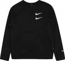 Nike Sportswear Mikina tmavě červená / černá / bílá