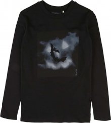 ESPRIT Tričko černá / šedá