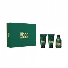 Dsquared² Green Wood - EDT 50 ml + sprchový gel 50 ml + balzám po holení 50 ml