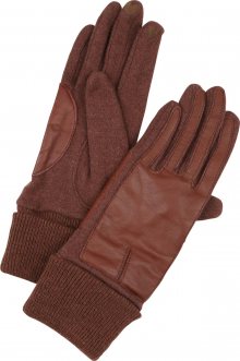 ESPRIT Prstové rukavice rezavě hnědá