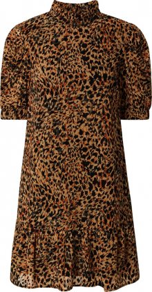 OBJECT Šaty \'Eliza\' černá / oranžová