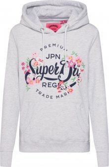 Superdry Mikina šedý melír