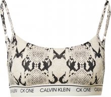 Calvin Klein Underwear Podprsenka \'UNLINED BRALETTE\' černá / béžová