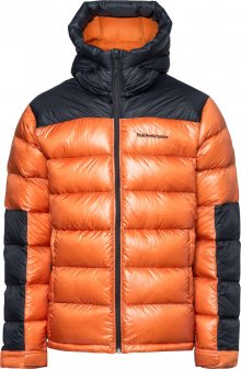 PEAK PERFORMANCE Sportovní bunda \'Frost Glacier\' černá / oranžová