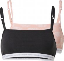 Calvin Klein Underwear Podprsenka černá / pastelově růžová