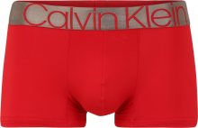 Calvin Klein Underwear Boxerky světle červená / stříbrná