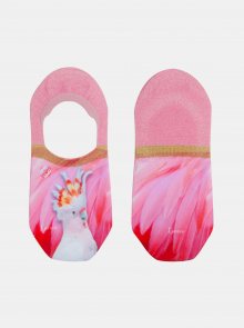 Růžové dámské nízké ponožky XPOOOS - ONE SIZE