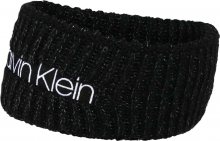 Calvin Klein Čelenka černá / bílá
