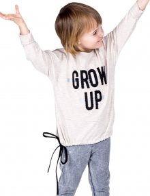 Béžové dívčí tričko grow up