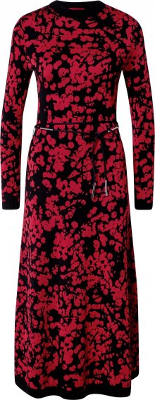 HUGO Šaty \'Sinthia\' černá / červená