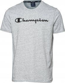 Champion Authentic Athletic Apparel Tričko černá / šedá