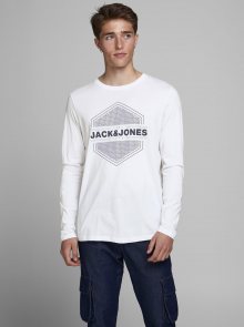 Bílé tričko Jack & Jones Pendent